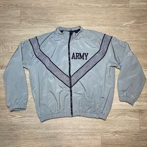 US Army Physical Uniform‎ Reflective PT Jacket IPFU Training Jacket Men's SMALL